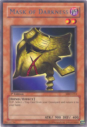 Mask of Darkness [MRD-014] Rare Yu-Gi-Oh!