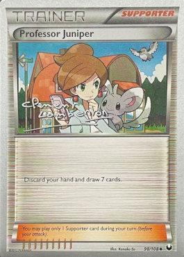 Professor Juniper (98/108) (Anguille Sous Roche - Clement Lamberton) [World Championships 2013] Pokémon