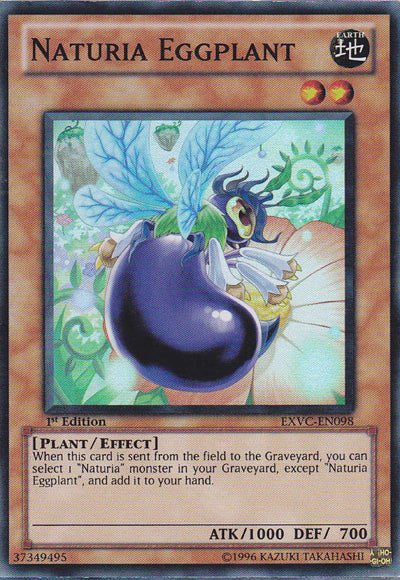 Naturia Eggplant [EXVC-EN098] Super Rare Yu-Gi-Oh!