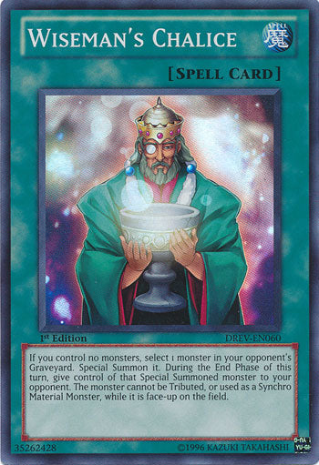 Wiseman's Chalice [DREV-EN060] Super Rare Yu-Gi-Oh!