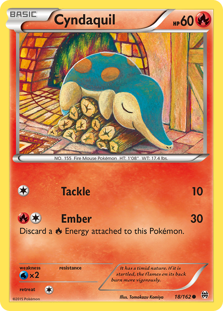 Cyndaquil (18/162) [XY: BREAKthrough] Pokémon