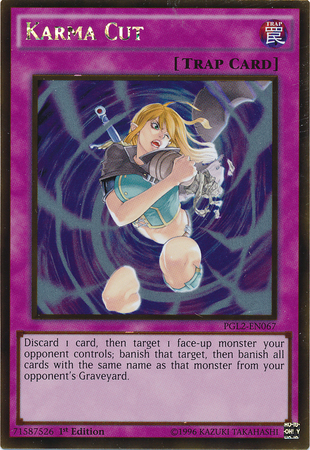 Karma Cut [PGL2-EN067] Gold Rare Yu-Gi-Oh!