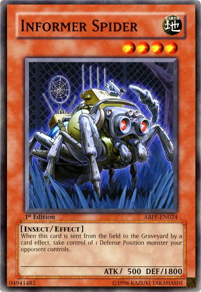 Informer Spider [ABPF-EN024] Common Yu-Gi-Oh!