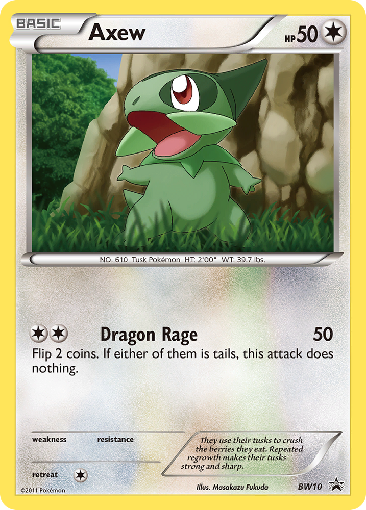 Axew (BW10) [Black & White: Black Star Promos] Pokémon