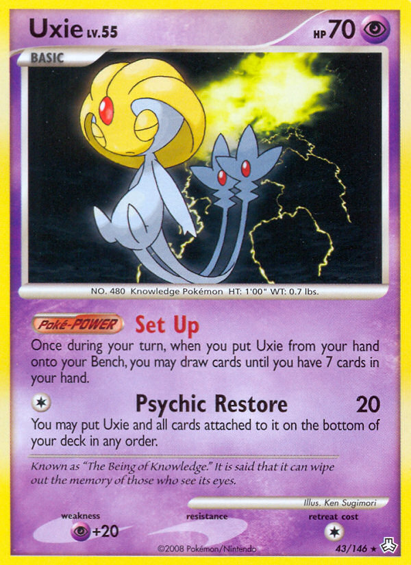 Uxie (43/146) [Diamond & Pearl: Legends Awakened] Pokémon