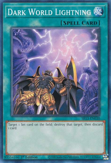 Dark World Lightning [SR13-EN030] Common Yu-Gi-Oh!