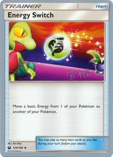 Energy Switch (129/168) (Pikarom Judge - Haruki Miyamoto) [World Championships 2019] Pokémon