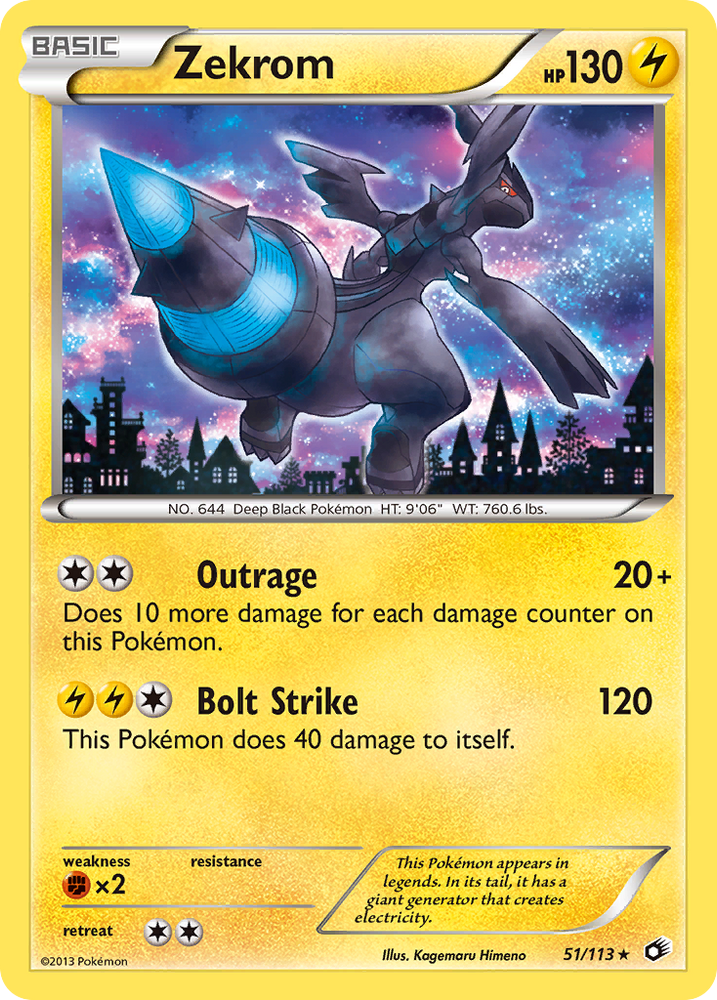 Zekrom (51/113) [Black & White: Legendary Treasures] Pokémon