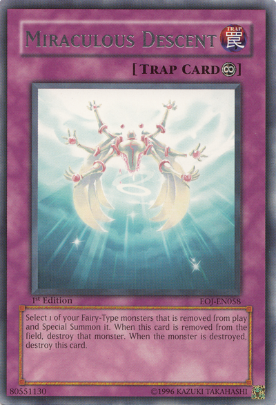 Miraculous Descent [EOJ-EN058] Rare Yu-Gi-Oh!