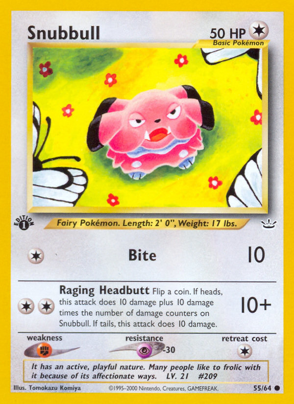Snubbull (55/64) [Neo Revelation 1st Edition] Pokémon