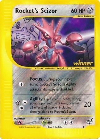 Rocket's Scizor (4) (Jumbo Card) [Best of Promos] Pokémon