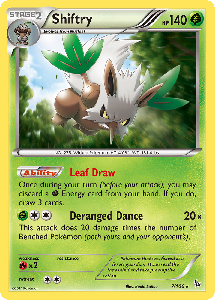 Shiftry (7/106) [XY: Flashfire] Pokémon