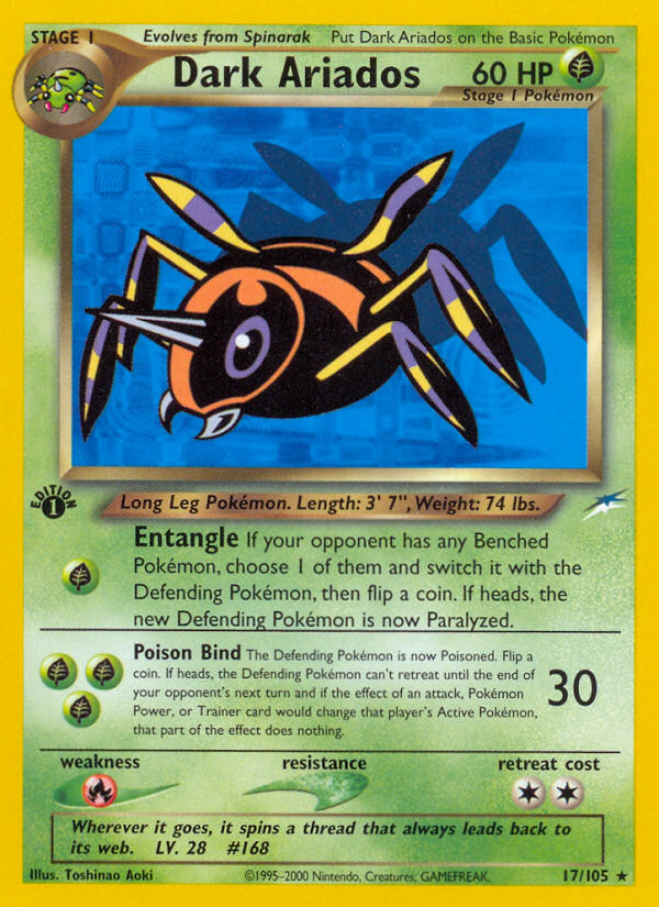 Dark Ariados (17/105) [Neo Destiny 1st Edition] Pokémon