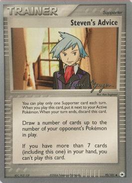 Steven's Advice (92/101) (Team Rushdown - Kevin Nguyen) [World Championships 2004] Pokémon