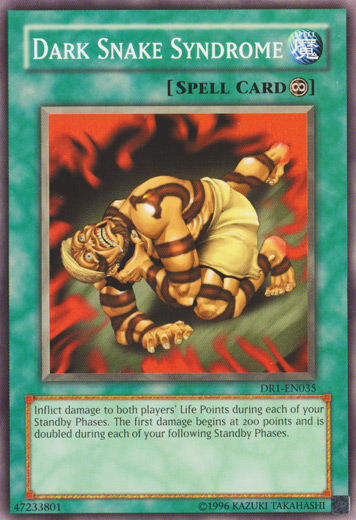 Dark Snake Syndrome [DR1-EN035] Common Yu-Gi-Oh!