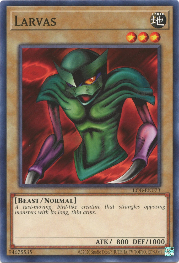 Larvas (25th Anniversary) [LOB-EN073] Common Yu-Gi-Oh!