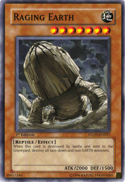 Raging Earth [STON-EN027] Common Yu-Gi-Oh!