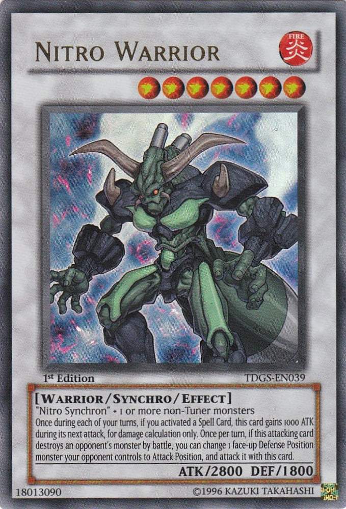 Nitro Warrior [TDGS-EN039] Ultra Rare Yu-Gi-Oh!