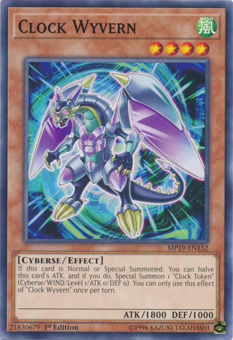 Clock Wyvern [MP19-EN152] Common Yu-Gi-Oh!