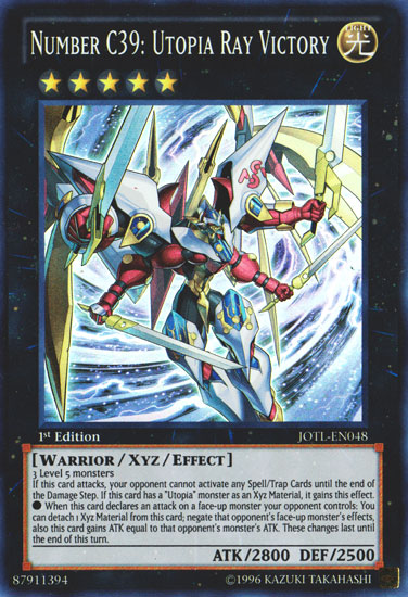 Number C39: Utopia Ray Victory [JOTL-EN048] Super Rare Yu-Gi-Oh!