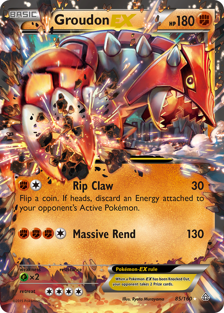 Groudon EX (85/160) [XY: Primal Clash] Pokémon