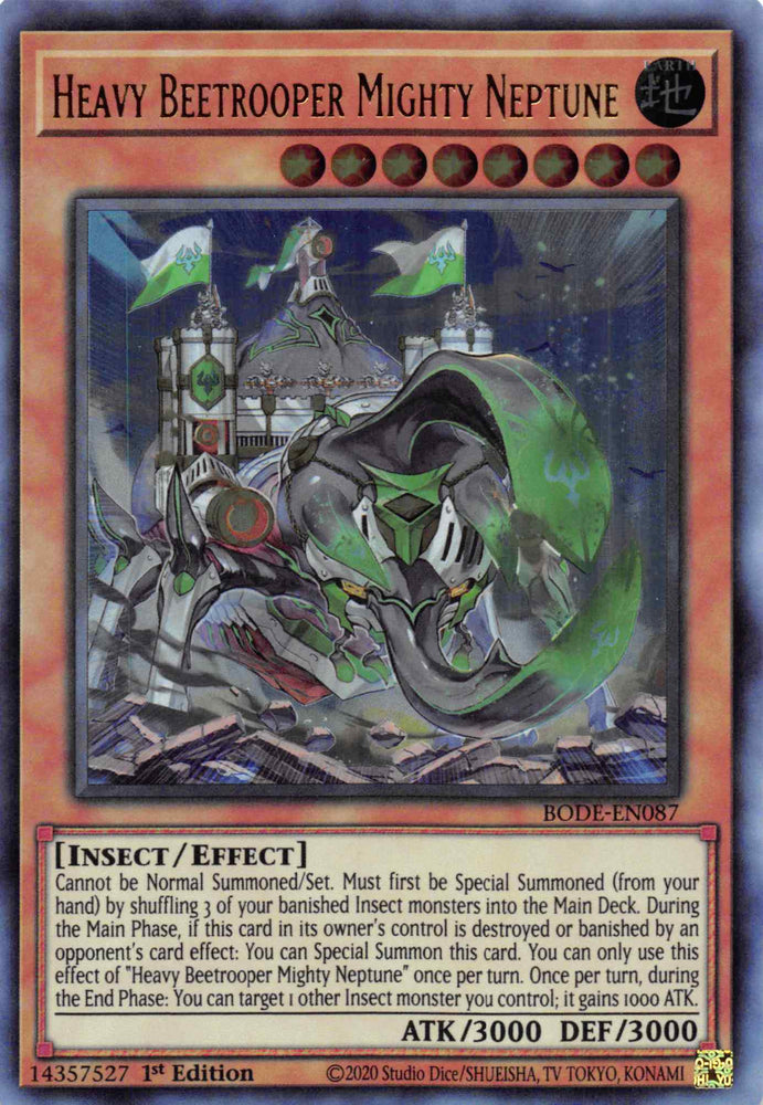 Heavy Beetrooper Mighty Neptune [BODE-EN087] Ultra Rare Yu-Gi-Oh!