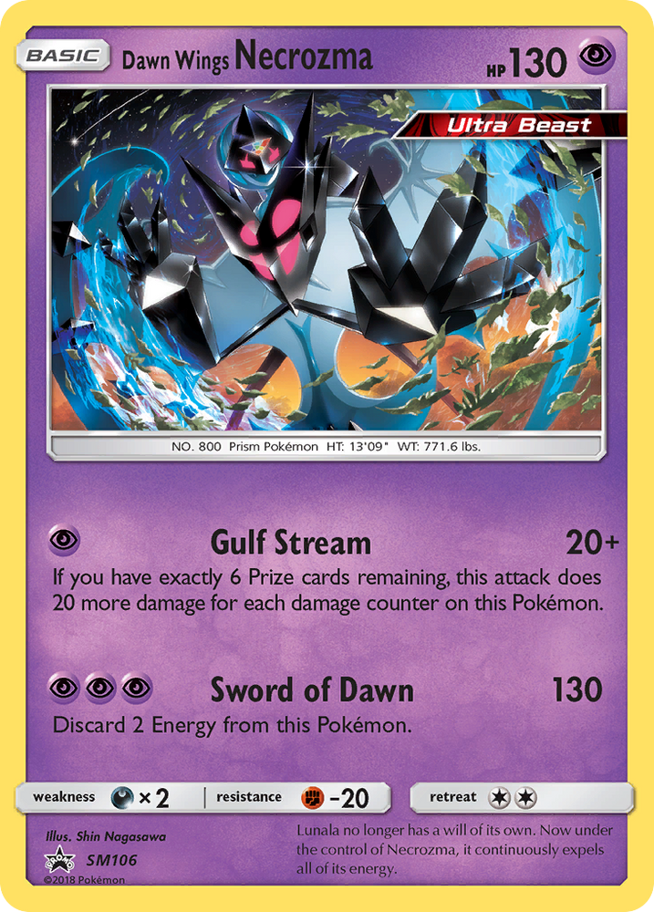 Dawn Wings Necrozma (SM106) [Sun & Moon: Black Star Promos] Pokémon