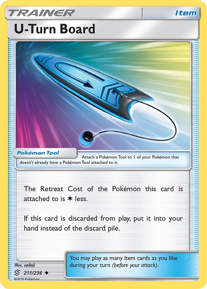 U-Turn Board (211/236) [Sun & Moon: Unified Minds] Pokémon