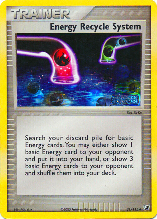 Energy Recycle System (81/115) (Stamped) [EX: Unseen Forces] Pokémon