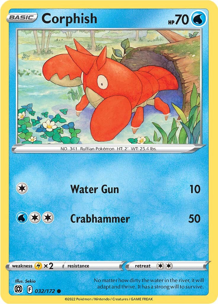 Corphish (032/172) [Sword & Shield: Brilliant Stars] Pokémon