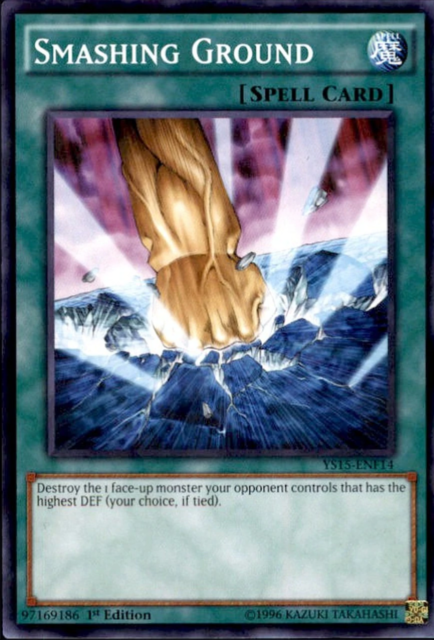 Smashing Ground [YS15-ENF14] Shatterfoil Rare Yu-Gi-Oh!