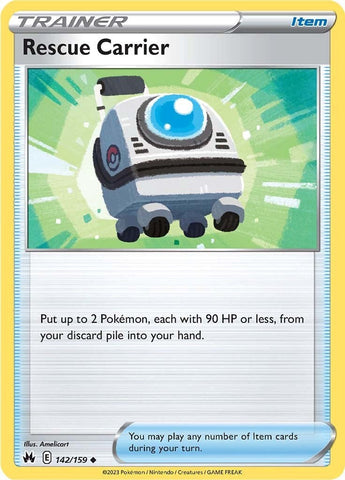 Rescue Carrier (142/159) [Sword & Shield: Crown Zenith] - Pokemon Cards For Your TCG Needs! Pokémon