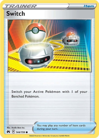 Switch (144/159) [Sword & Shield: Crown Zenith] - Pokemon Cards For Your TCG Needs! Pokémon