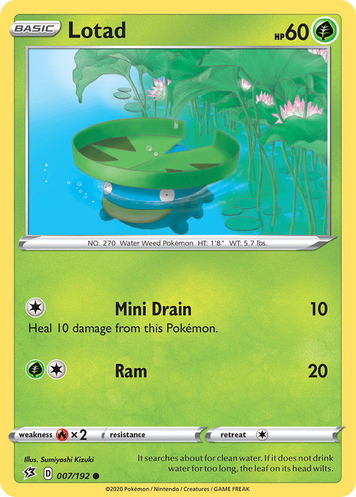 Lotad (007/192) [Sword & Shield: Rebel Clash] Pokémon