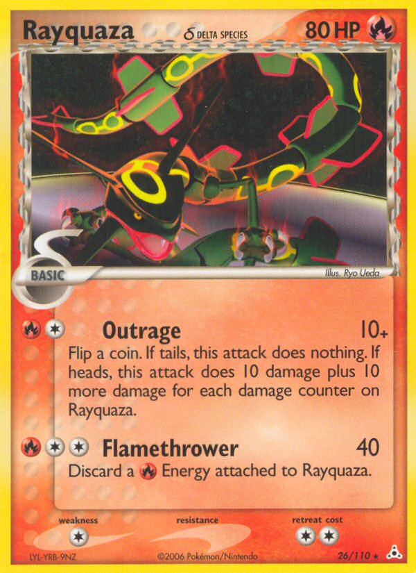 Rayquaza (26/110) (Delta Species) [EX: Holon Phantoms] Pokémon