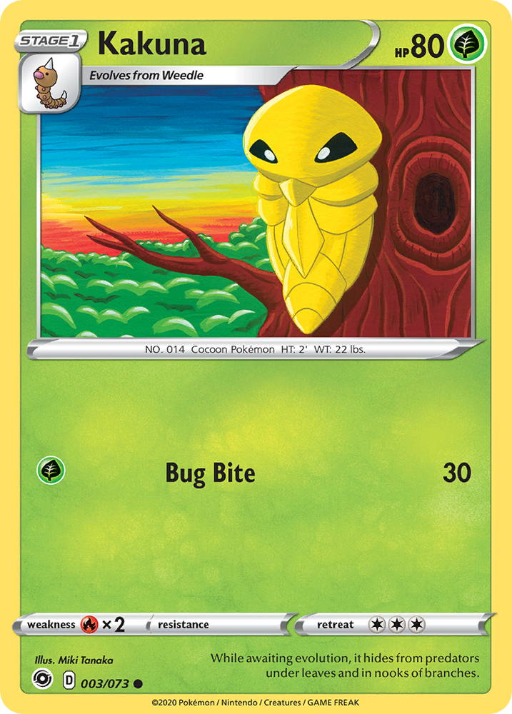 Kakuna (003/073) [Sword & Shield: Champion's Path] Pokémon
