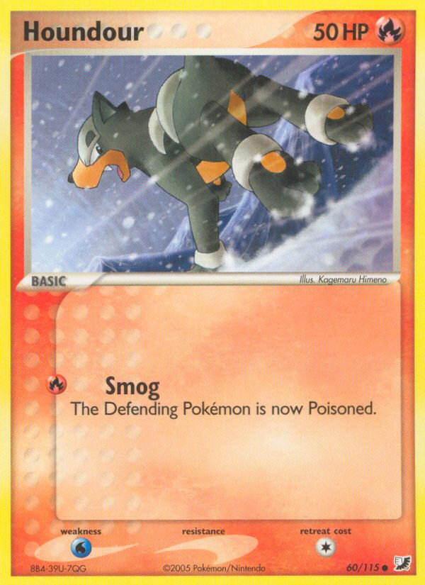 Houndour (60/115) [EX: Unseen Forces] Pokémon