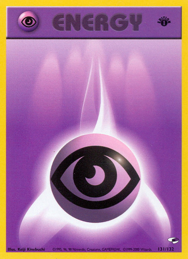 Psychic Energy (131/132) [Gym Heroes 1st Edition] Pokémon