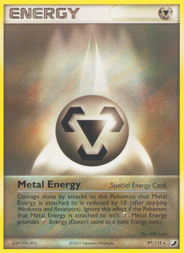Metal Energy (97/115) [EX: Unseen Forces] Pokémon
