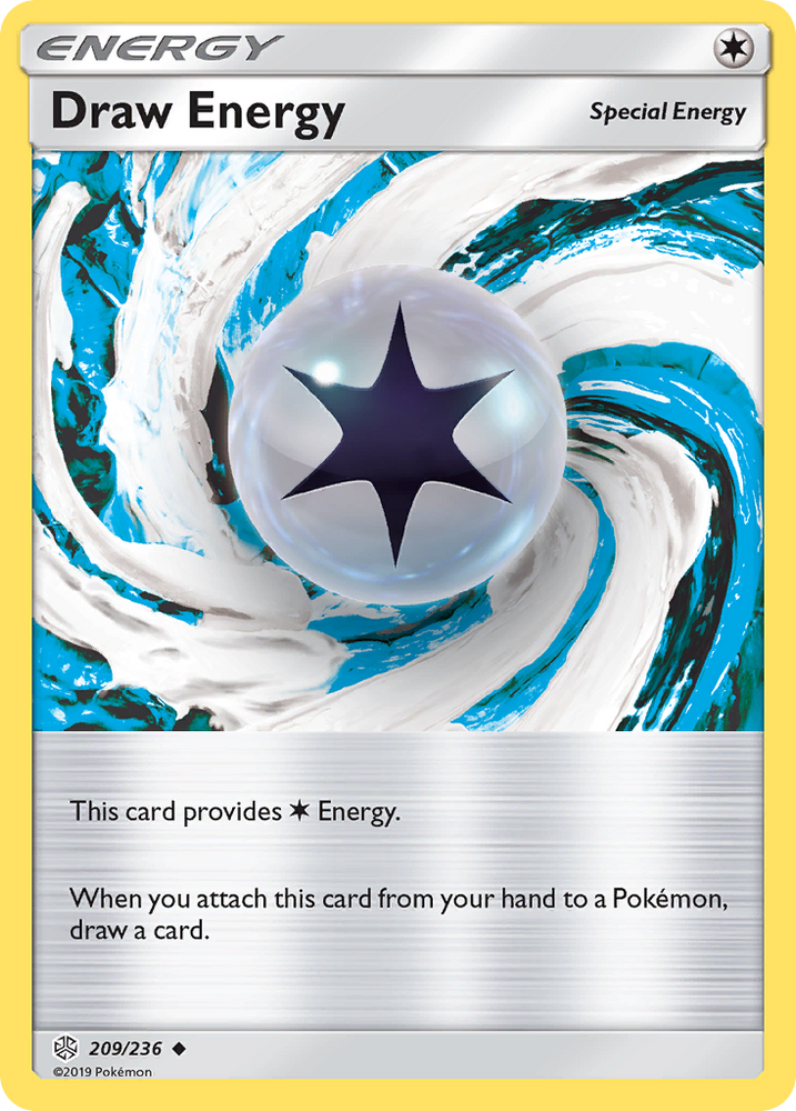Draw Energy (209/236) [Sun & Moon: Cosmic Eclipse] Pokémon