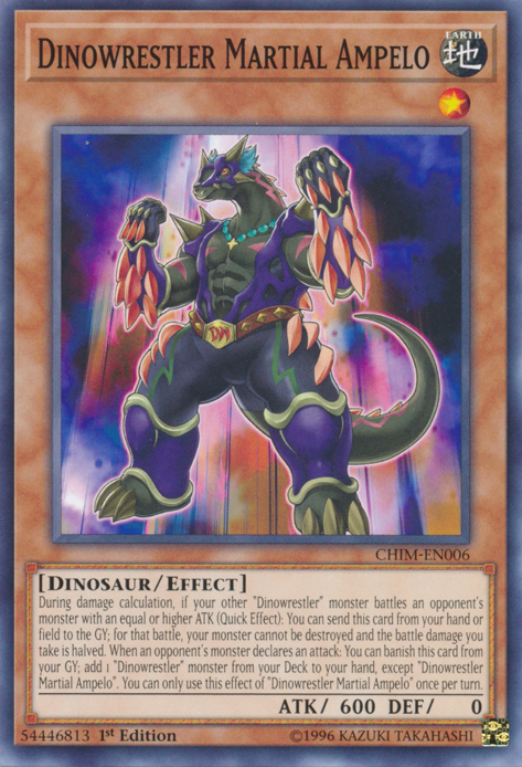 Dinowrestler Martial Ampelo [CHIM-EN006] Common Yu-Gi-Oh!