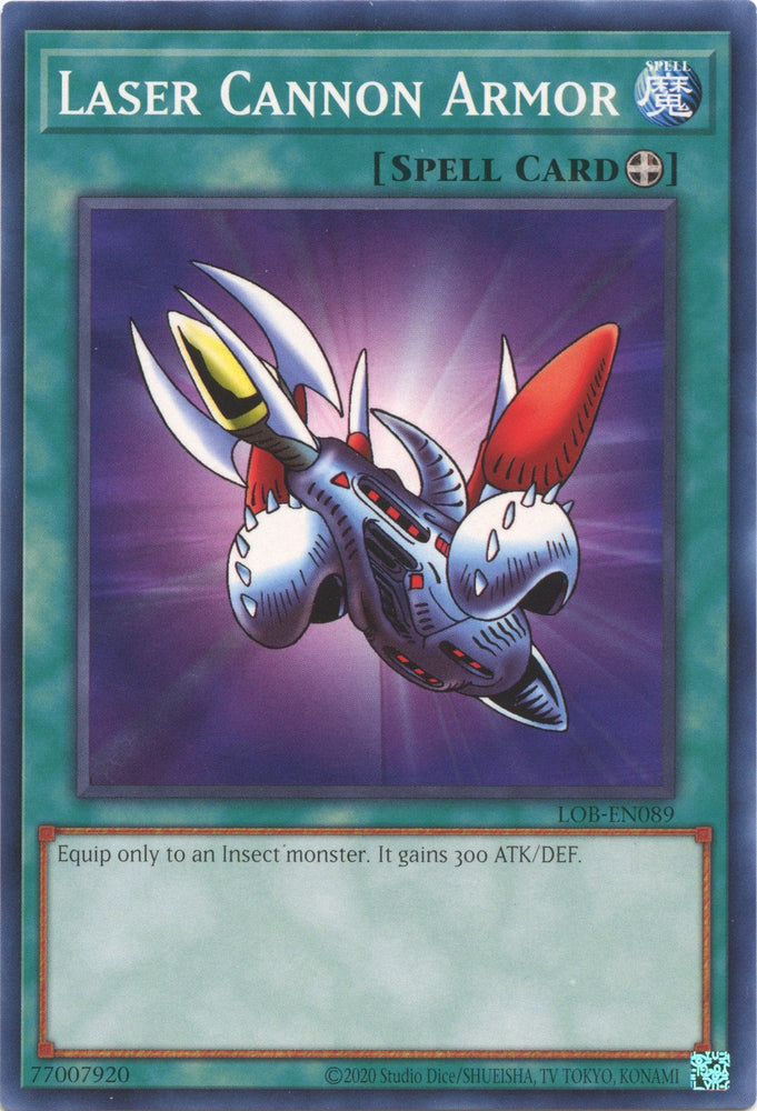 Laser Cannon Armor (25th Anniversary) [LOB-EN089] Common Yu-Gi-Oh!