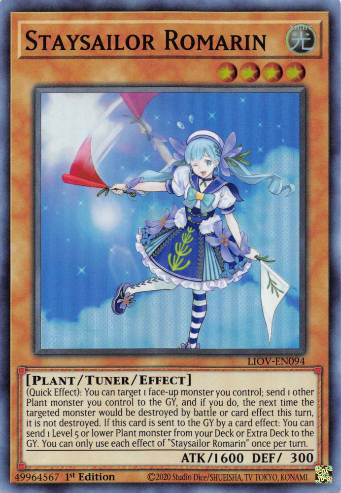 Staysailor Romarin [LIOV-EN094] Super Rare Yu-Gi-Oh!