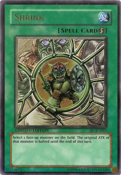 Shrink [SJC-EN003] Ultra Rare Yu-Gi-Oh!
