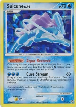 Suicune (19/132) (Cracked Ice Holo) [Diamond & Pearl: Secret Wonders] Pokémon