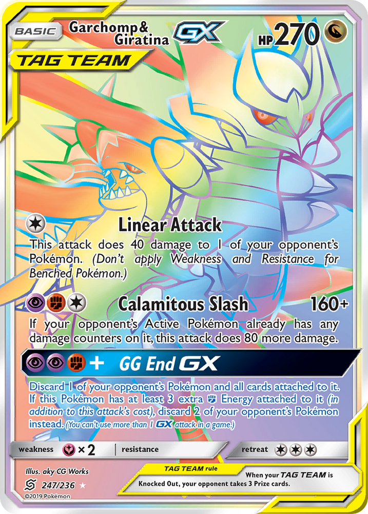Garchomp & Giratina GX (247/236) [Sun & Moon: Unified Minds] Pokémon