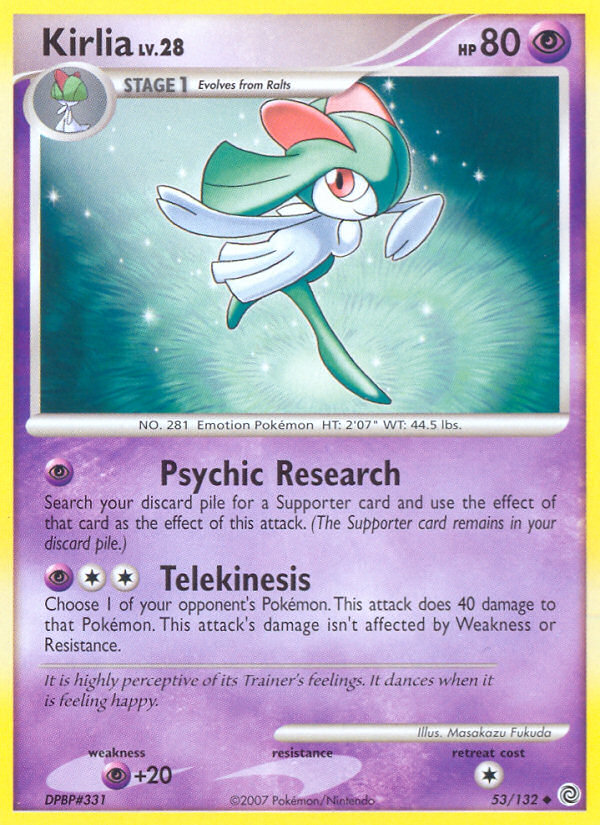 Kirlia (53/132) [Diamond & Pearl: Secret Wonders] Pokémon