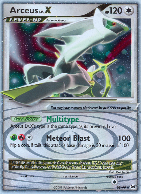 Arceus LV.X (95/99) [Platinum: Arceus] Pokémon
