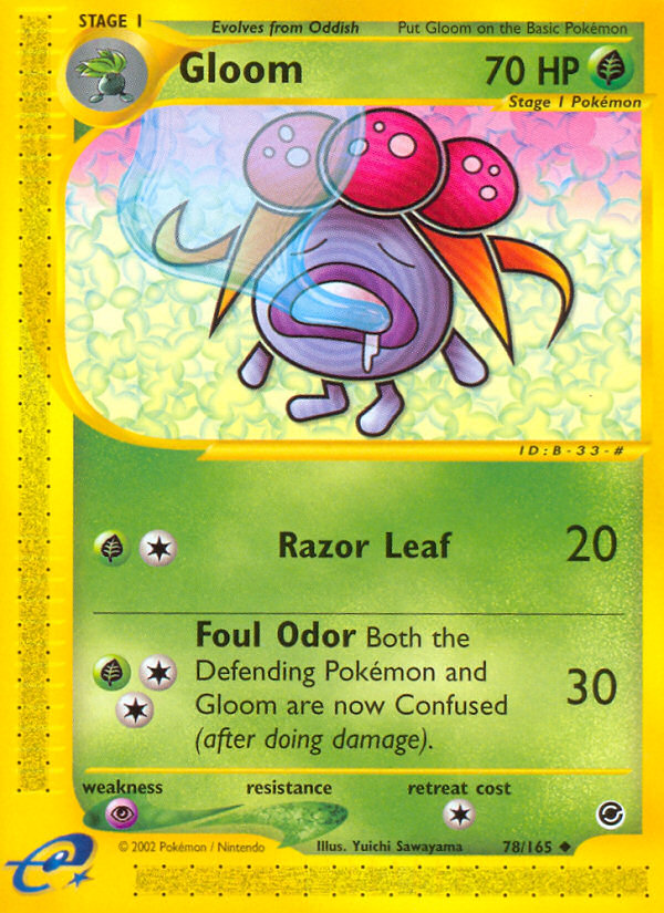 Gloom (78/165) [Expedition: Base Set] Pokémon