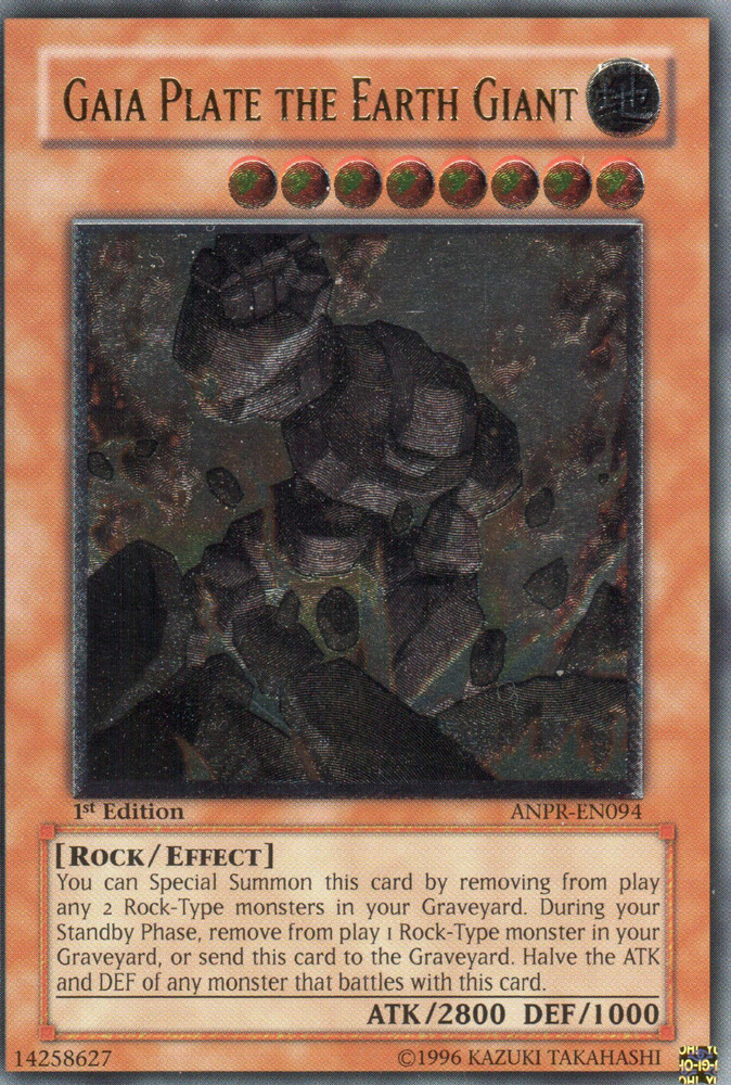 Gaia Plate the Earth Giant (UTR) [ANPR-EN094] Ultimate Rare Yu-Gi-Oh!